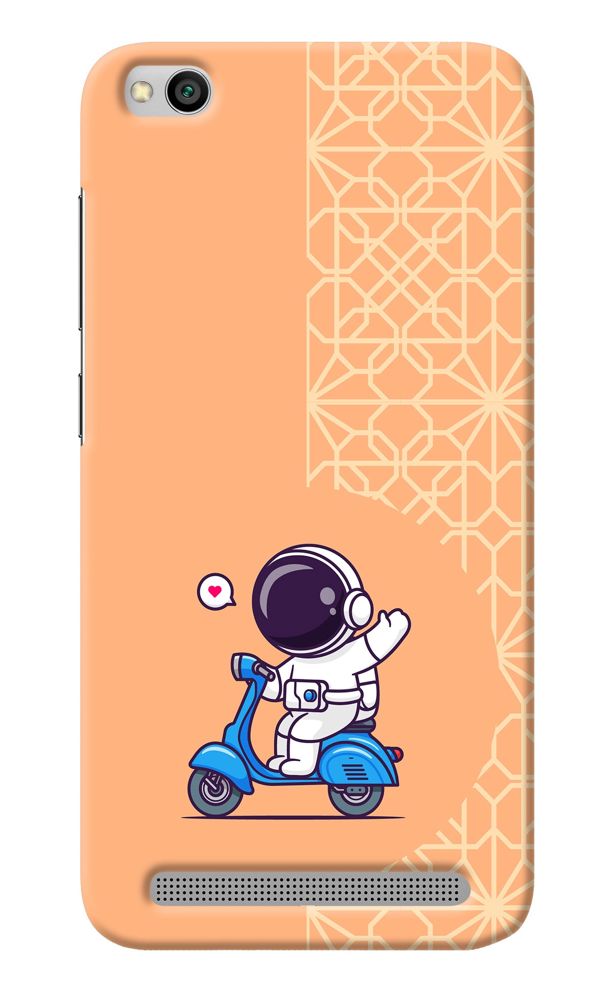 Cute Astronaut Riding Redmi 5A Back Cover