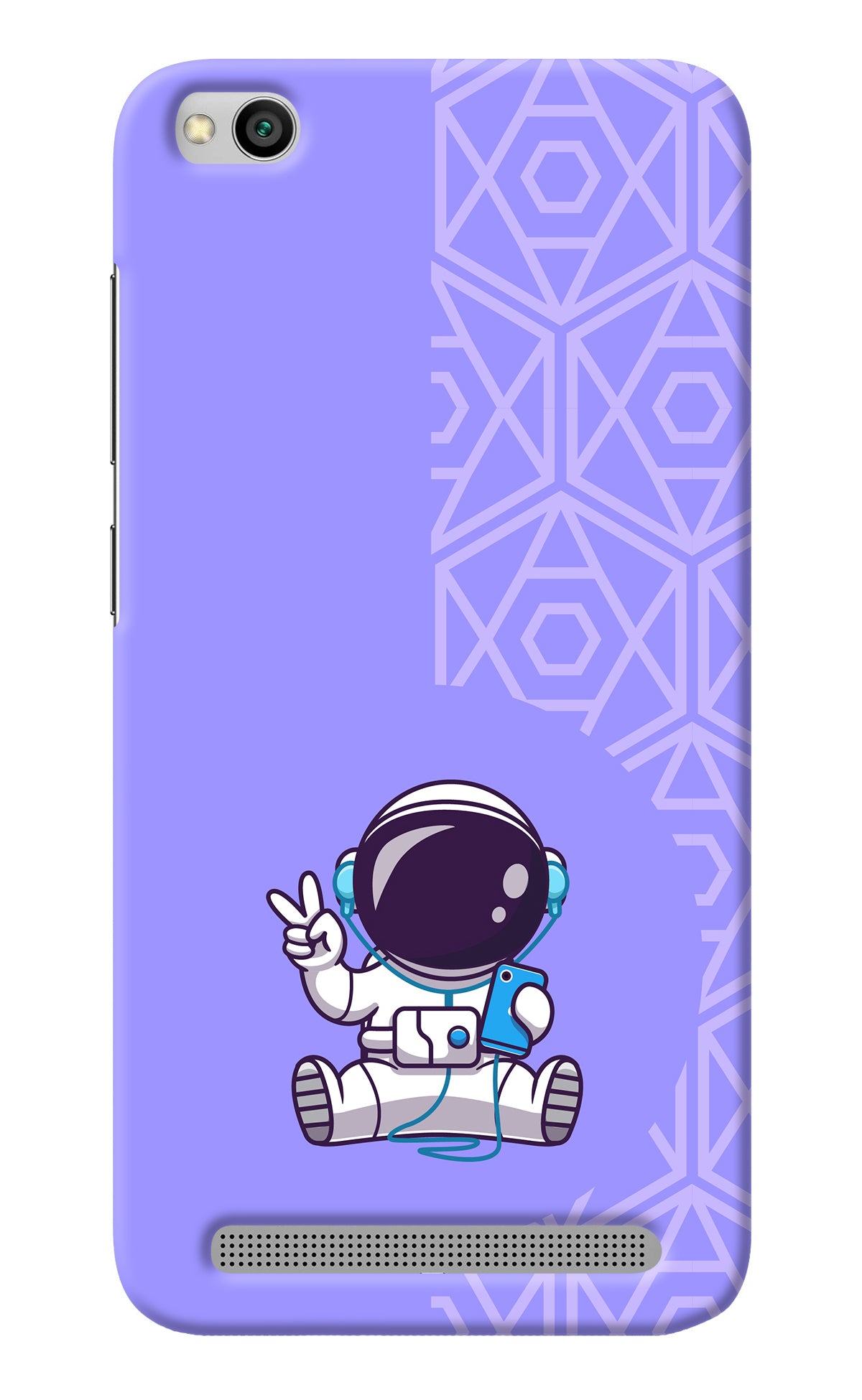 Cute Astronaut Chilling Redmi 5A Back Cover