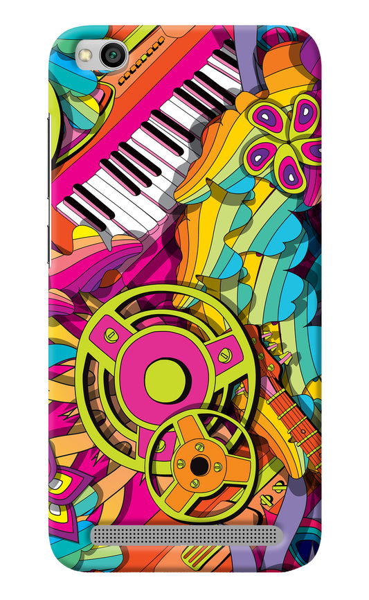 Music Doodle Redmi 5A Back Cover