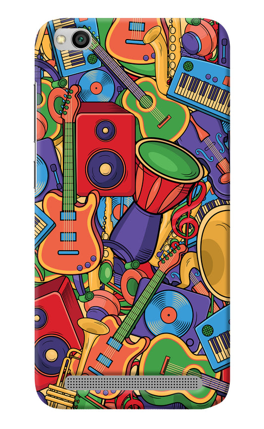 Music Instrument Doodle Redmi 5A Back Cover