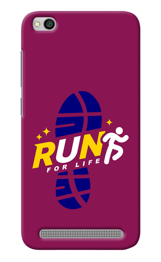 Run for Life Redmi 5A Back Cover