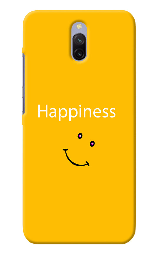 Happiness With Smiley Redmi 8A Dual Back Cover