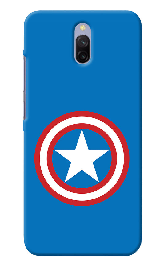 Captain America Logo Redmi 8A Dual Back Cover