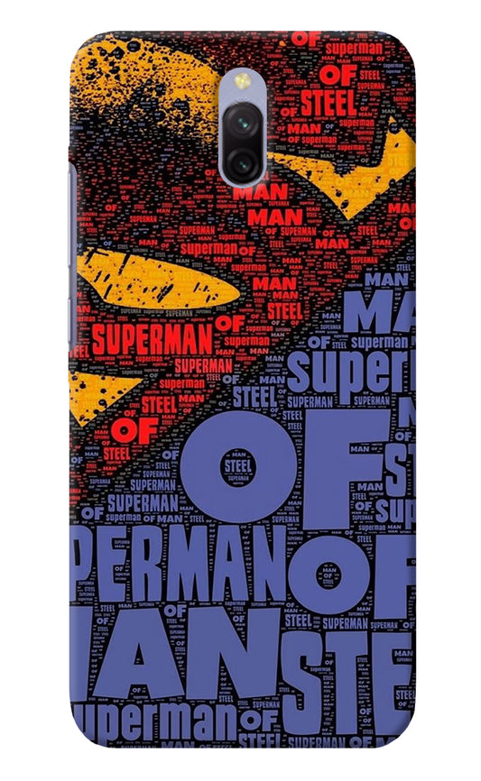 Superman Redmi 8A Dual Back Cover