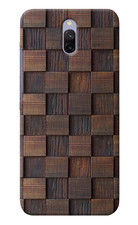 Wooden Cube Design Redmi 8A Dual Back Cover