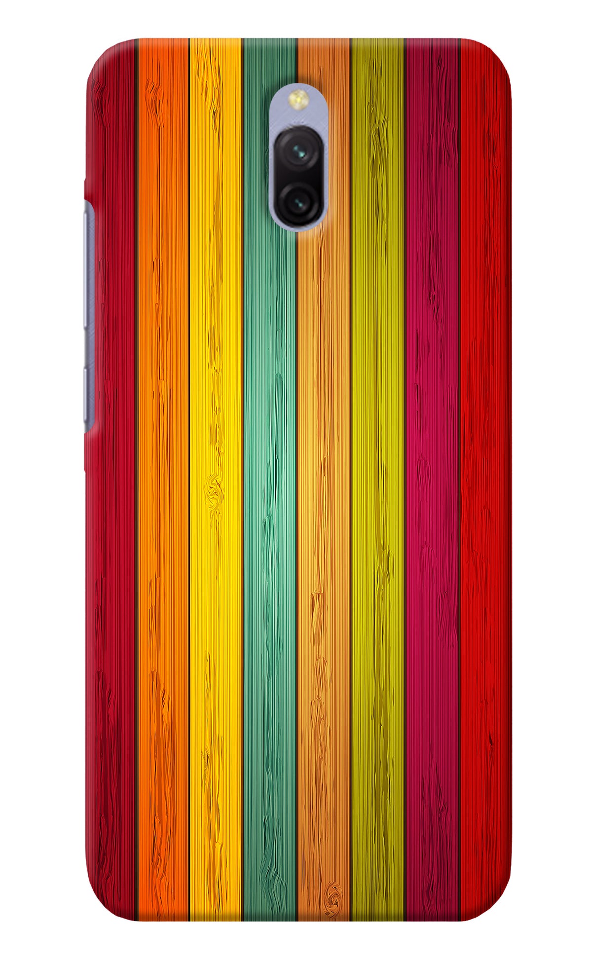 Multicolor Wooden Redmi 8A Dual Back Cover