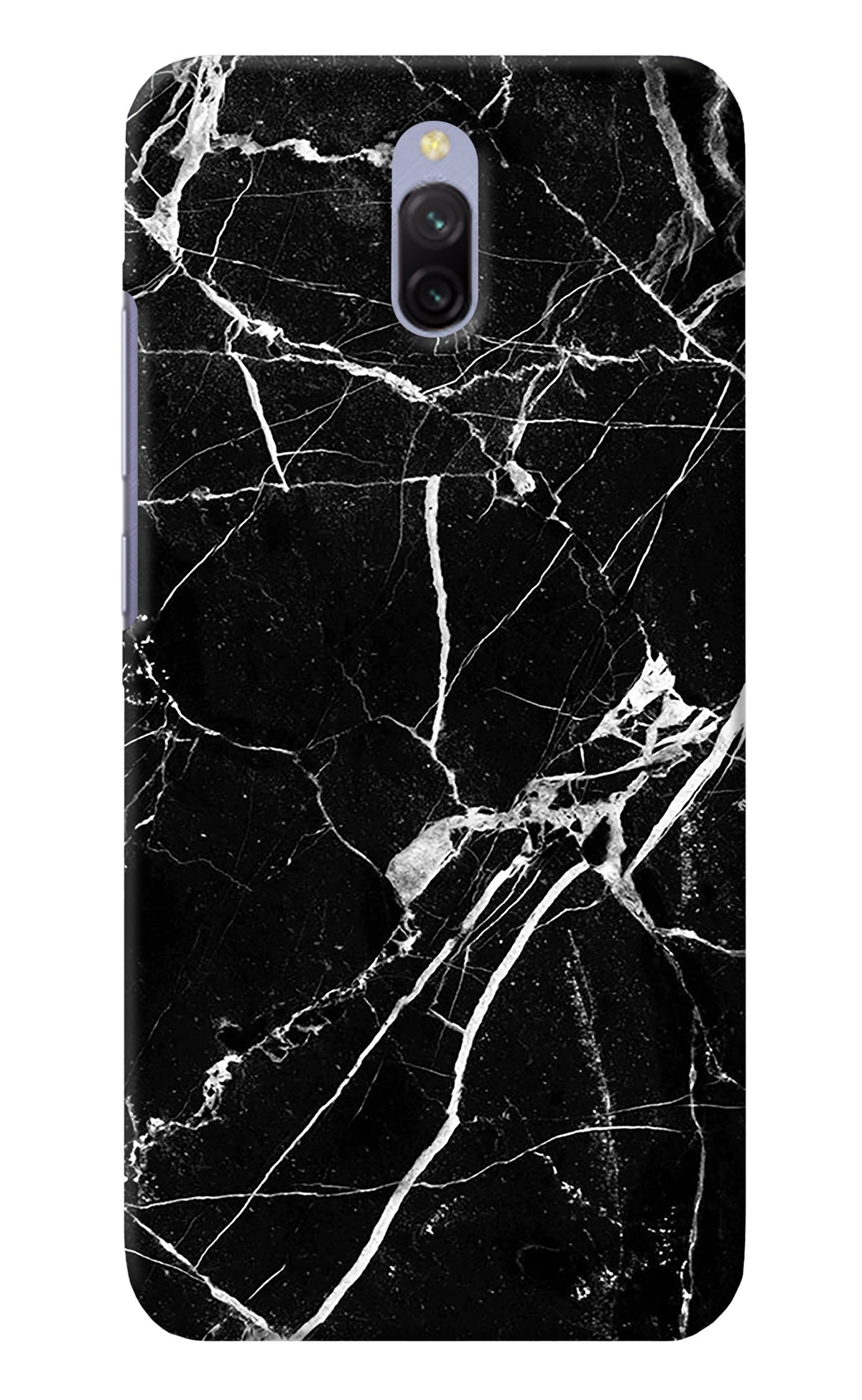 Black Marble Pattern Redmi 8A Dual Back Cover