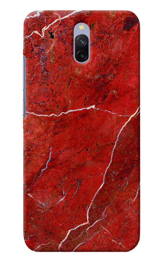 Red Marble Design Redmi 8A Dual Back Cover