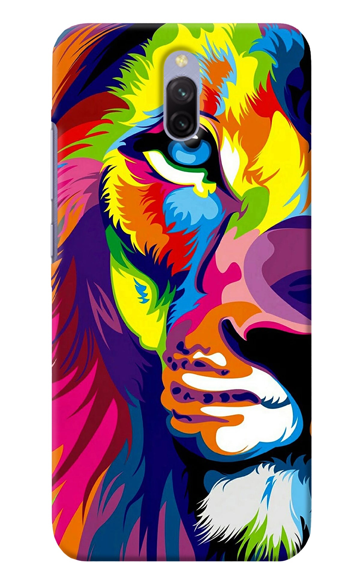 Lion Half Face Redmi 8A Dual Back Cover