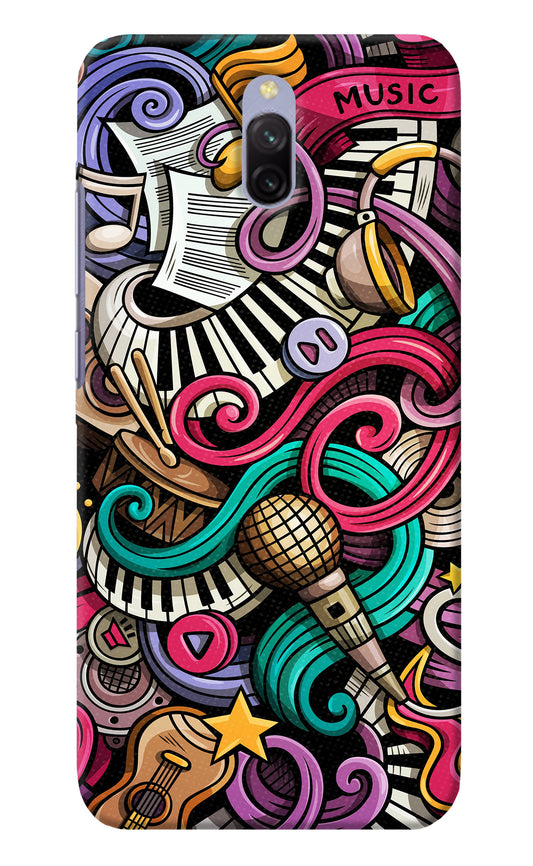 Music Abstract Redmi 8A Dual Back Cover