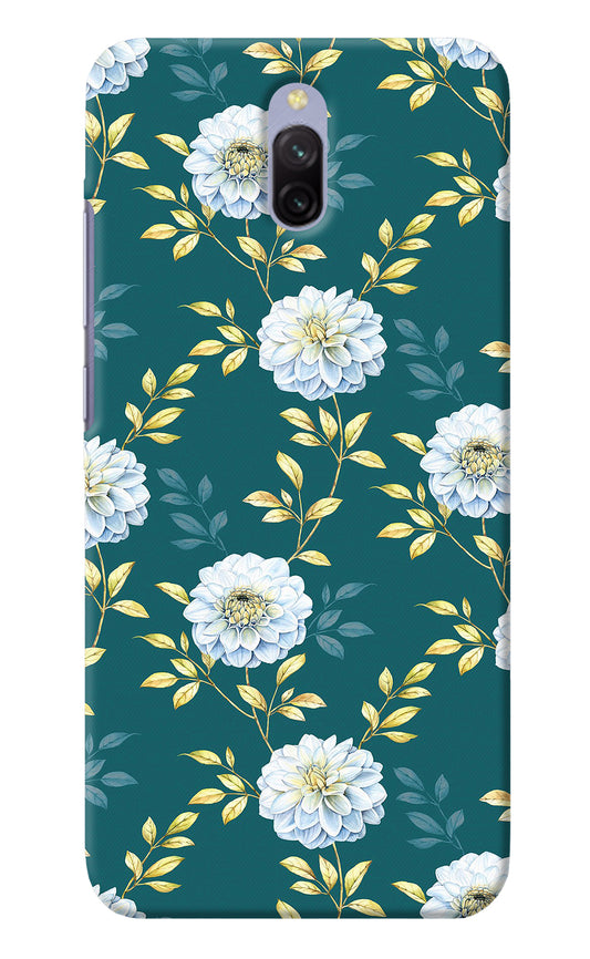 Flowers Redmi 8A Dual Back Cover