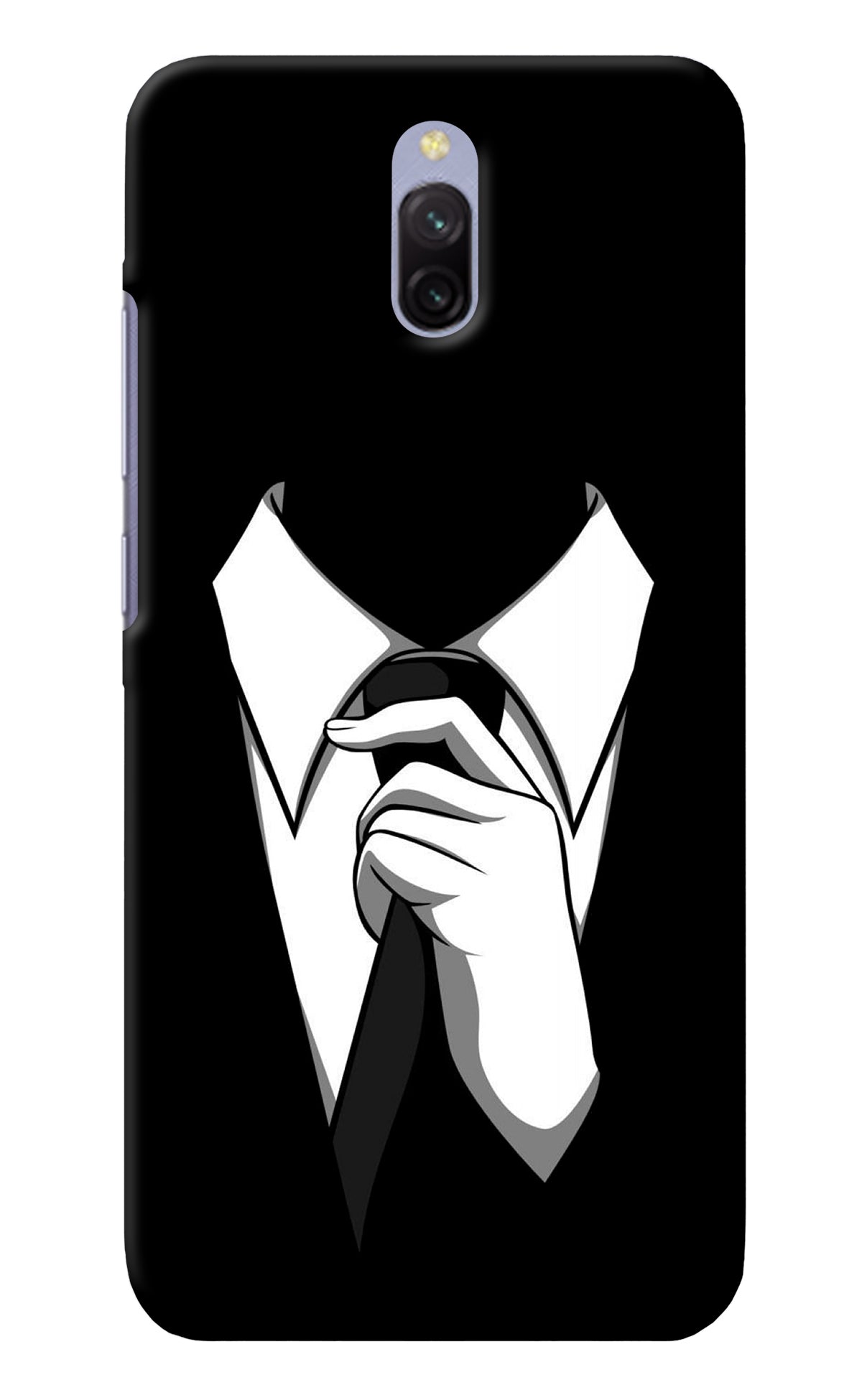 Black Tie Redmi 8A Dual Back Cover