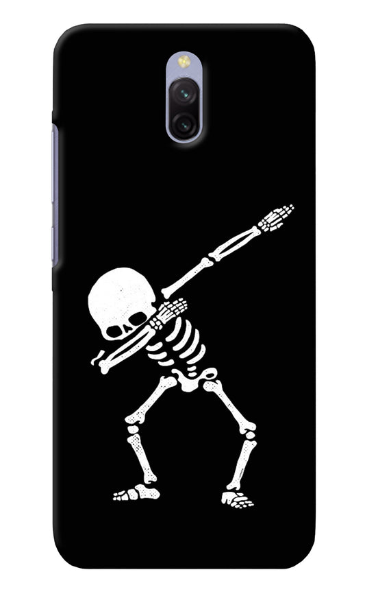 Dabbing Skeleton Art Redmi 8A Dual Back Cover