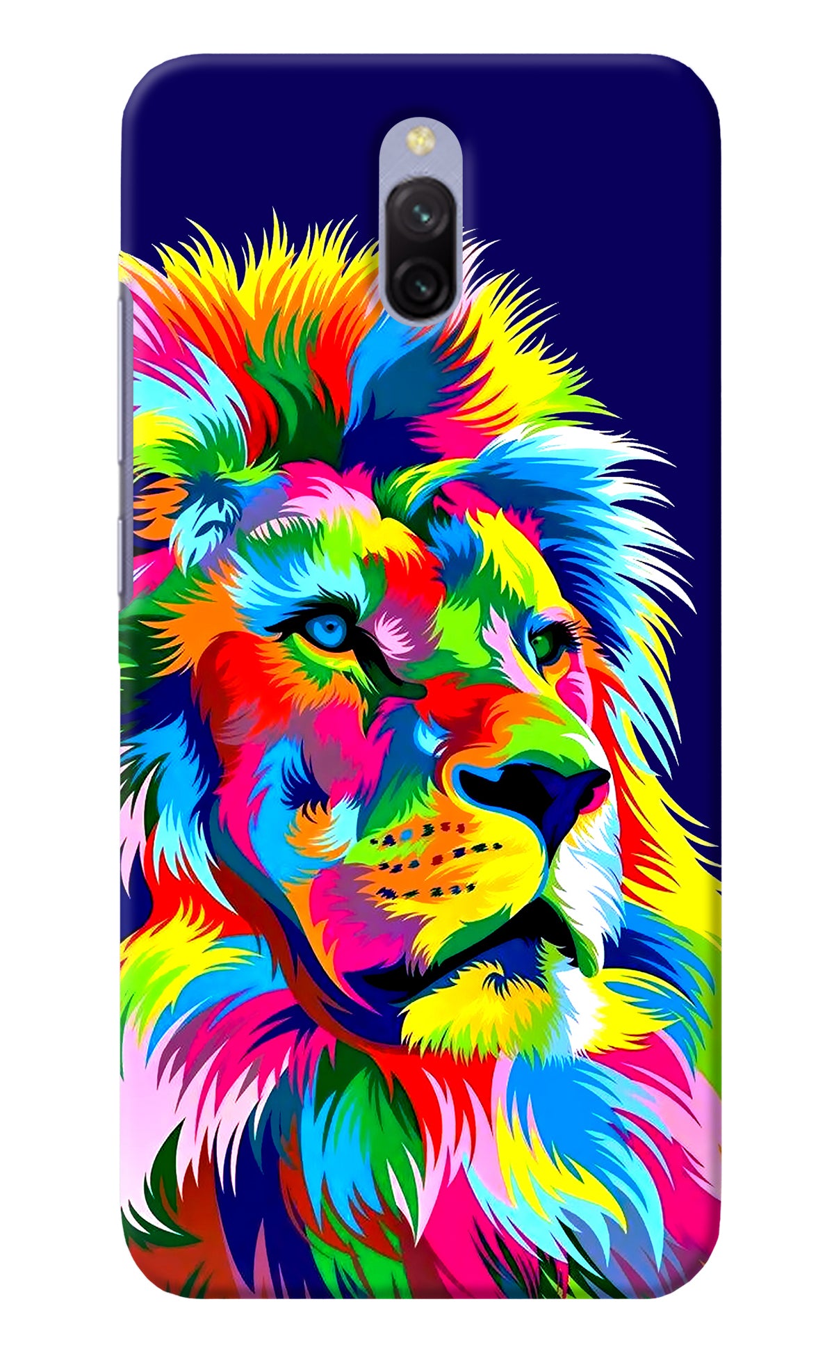 Vector Art Lion Redmi 8A Dual Back Cover