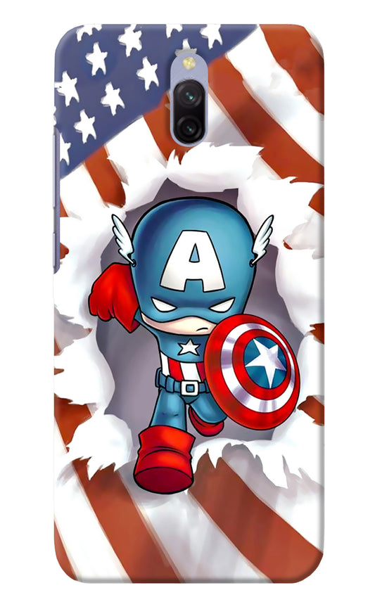 Captain America Redmi 8A Dual Back Cover