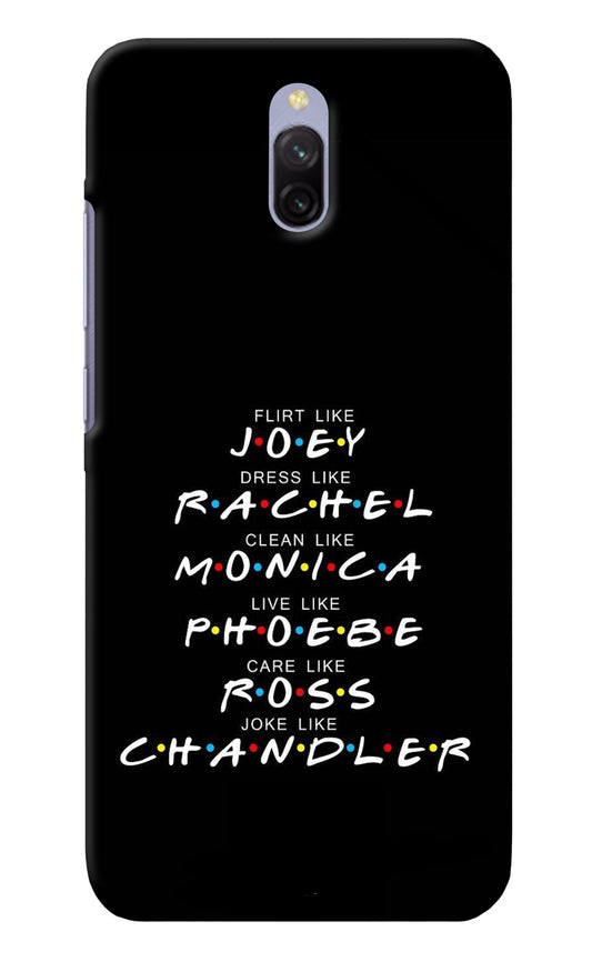 FRIENDS Character Redmi 8A Dual Back Cover