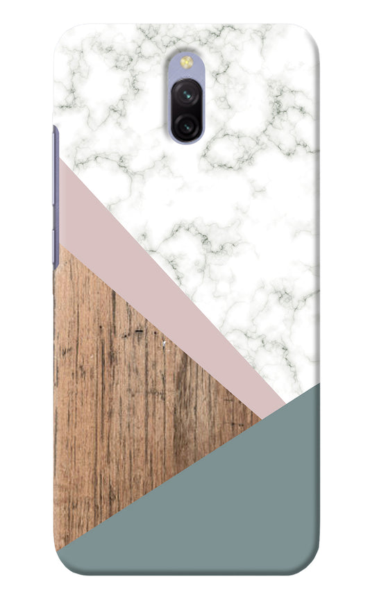 Marble wood Abstract Redmi 8A Dual Back Cover