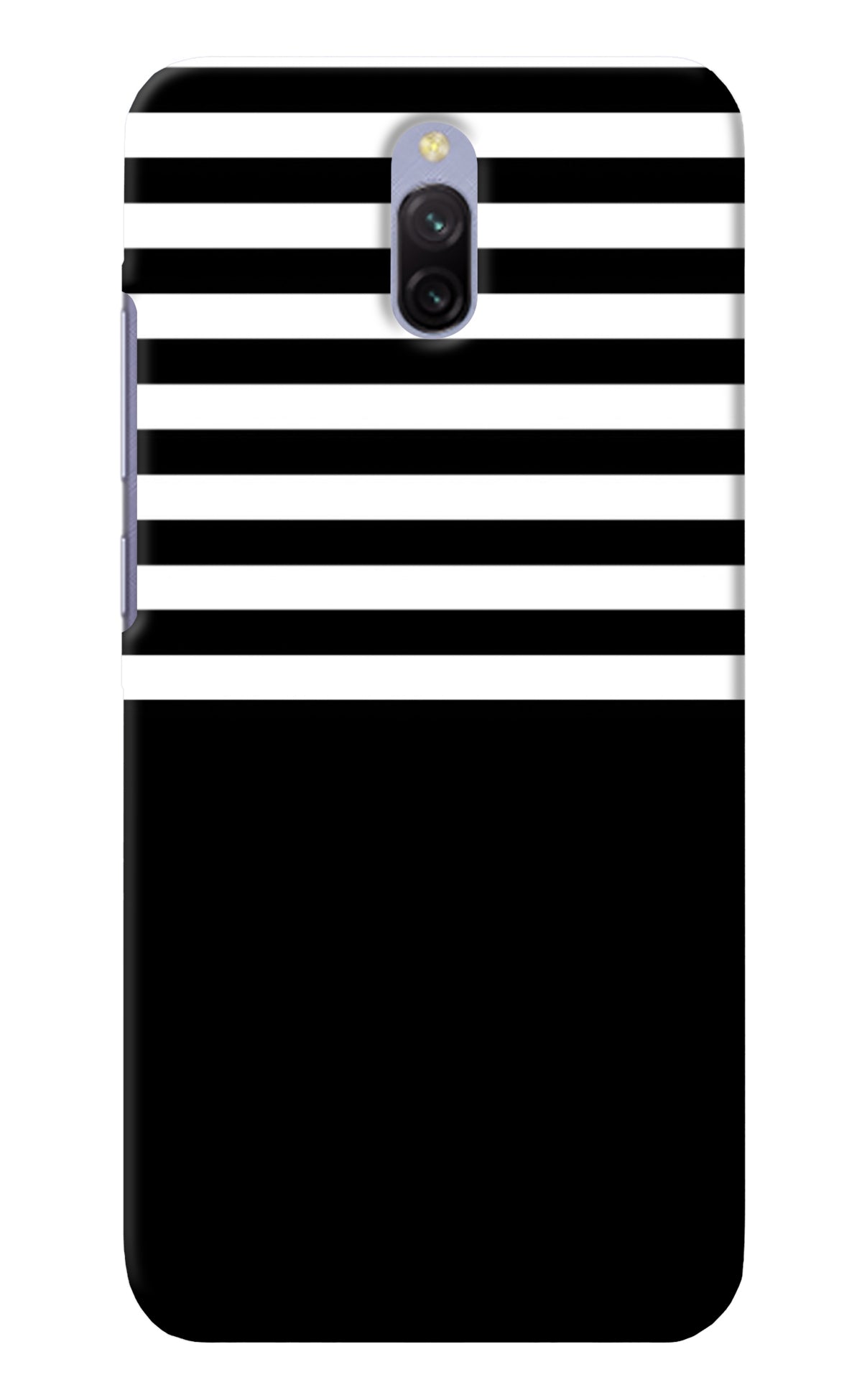 Black and White Print Redmi 8A Dual Back Cover