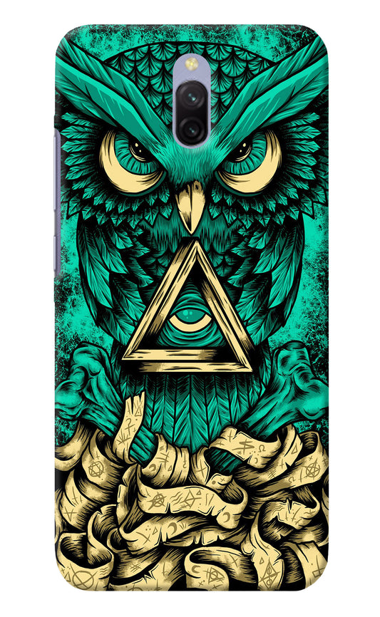 Green Owl Redmi 8A Dual Back Cover