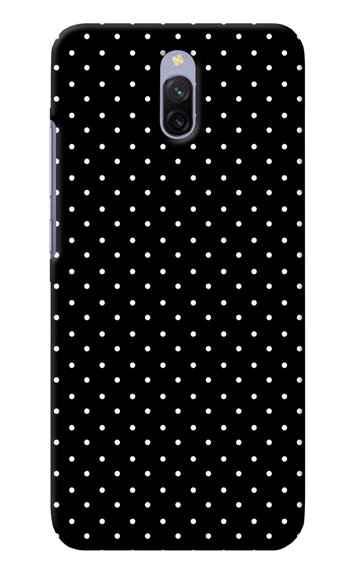 White Dots Redmi 8A Dual Back Cover