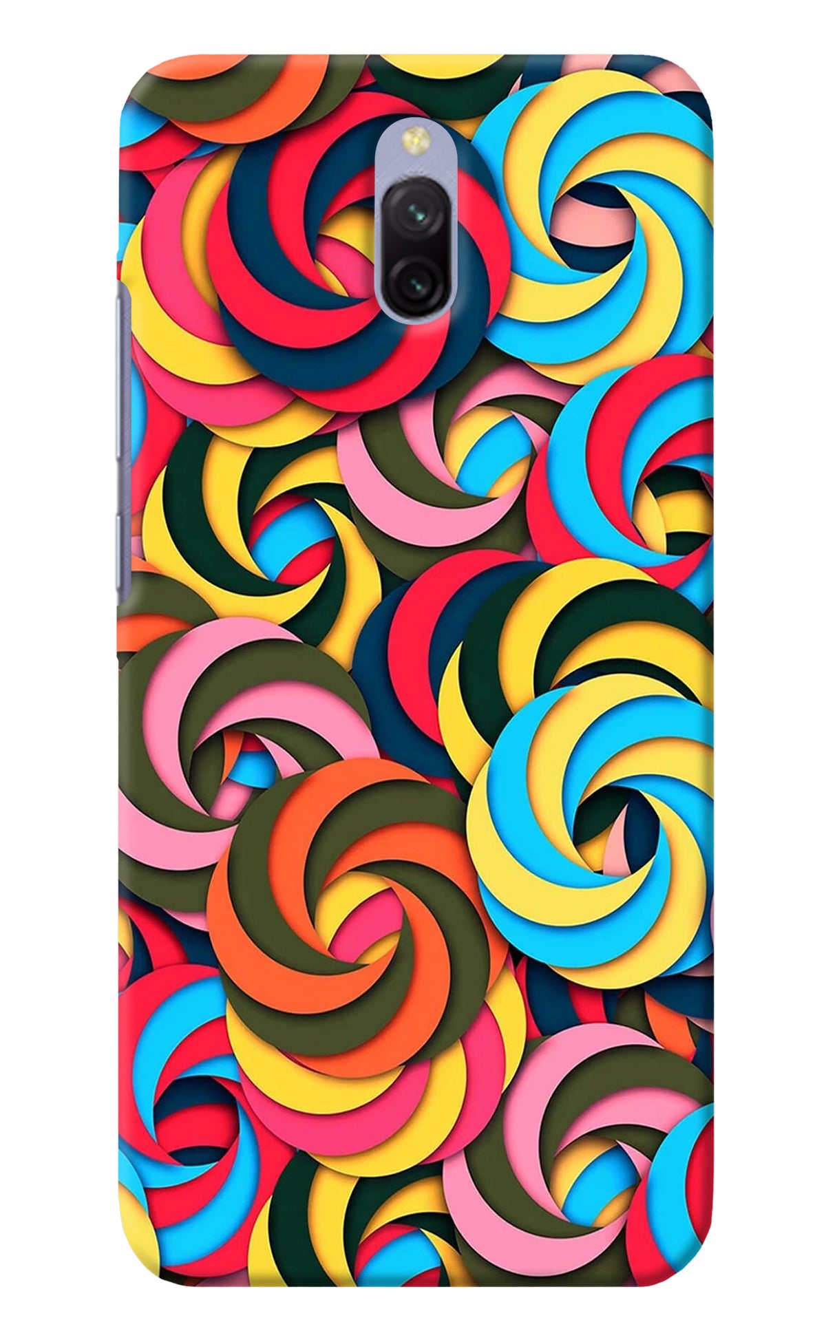 Spiral Pattern Redmi 8A Dual Back Cover