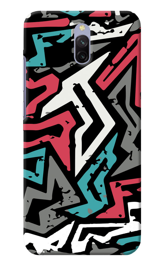 Geometric Graffiti Redmi 8A Dual Back Cover