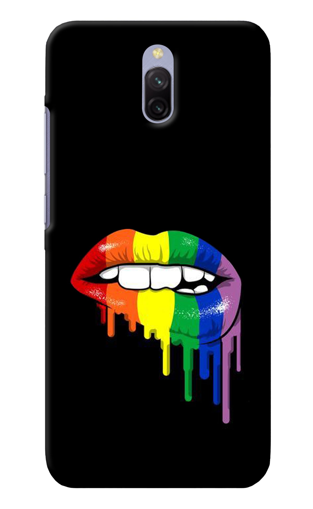 Lips Biting Redmi 8A Dual Back Cover