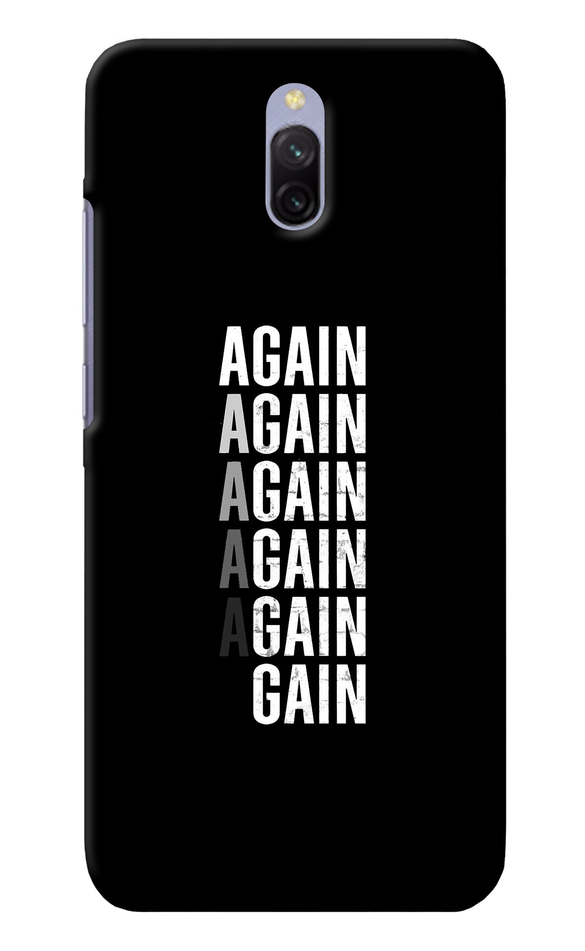 Again Again Gain Redmi 8A Dual Back Cover