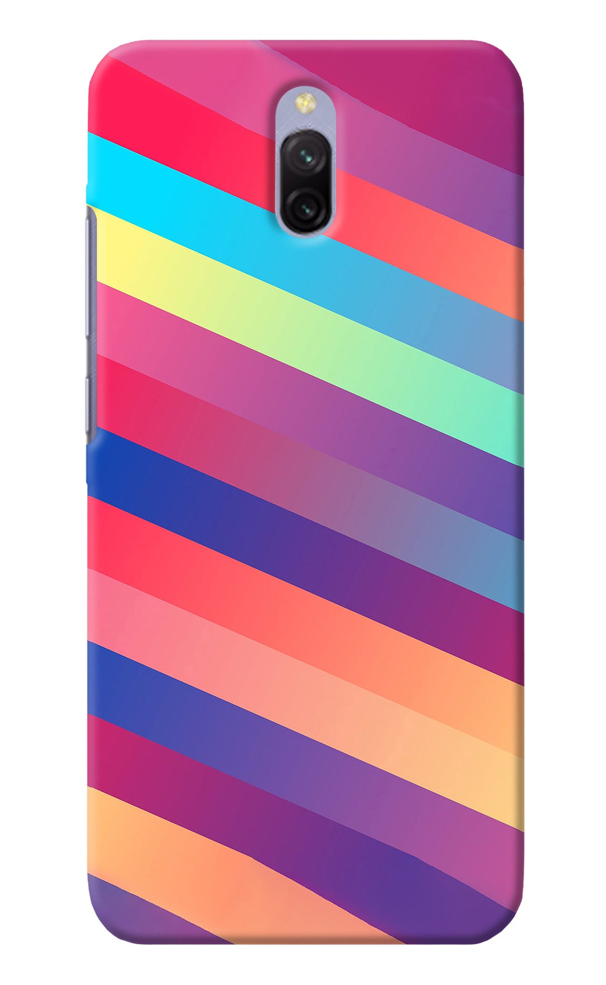 Stripes color Redmi 8A Dual Back Cover