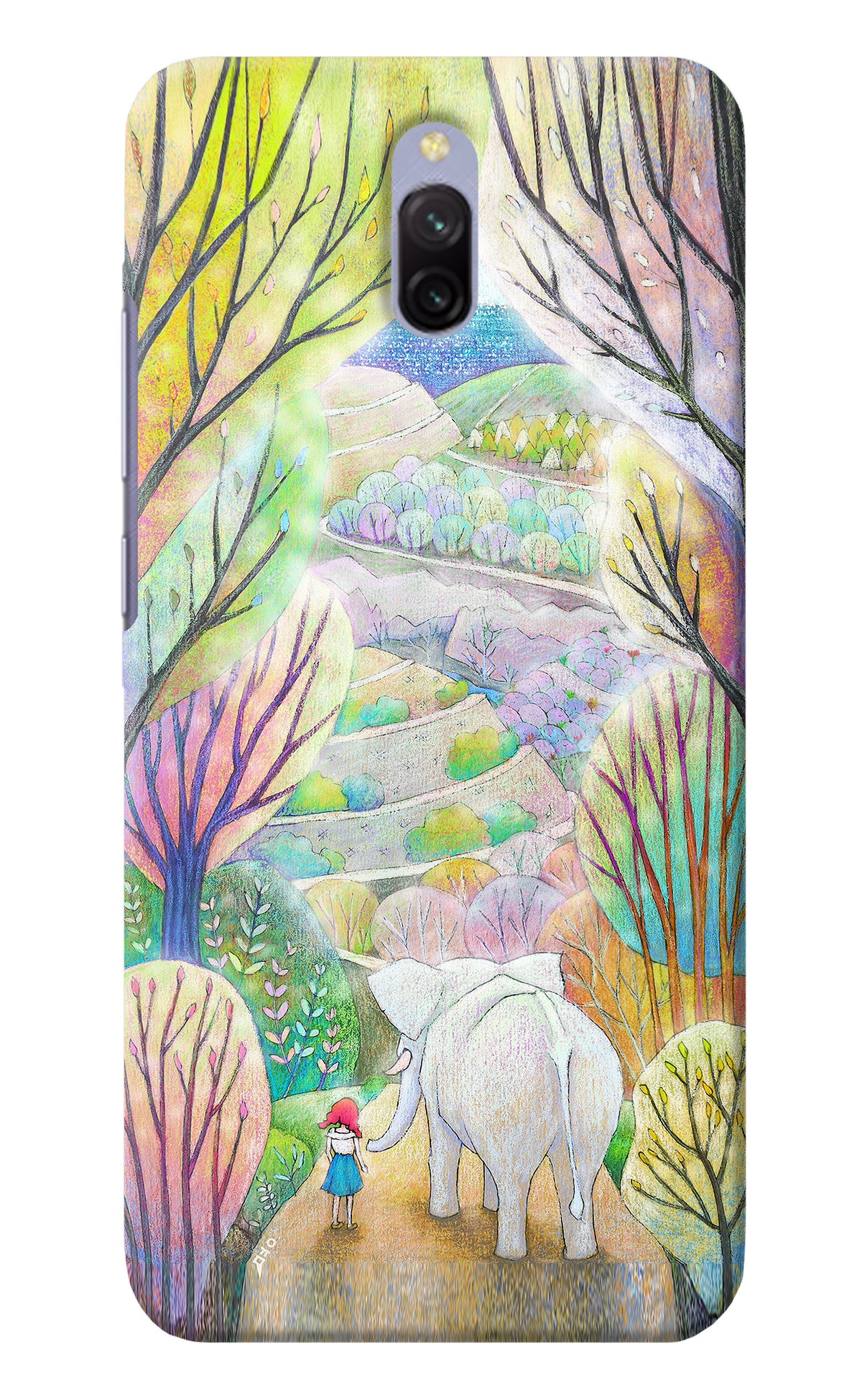 Nature Painting Redmi 8A Dual Back Cover