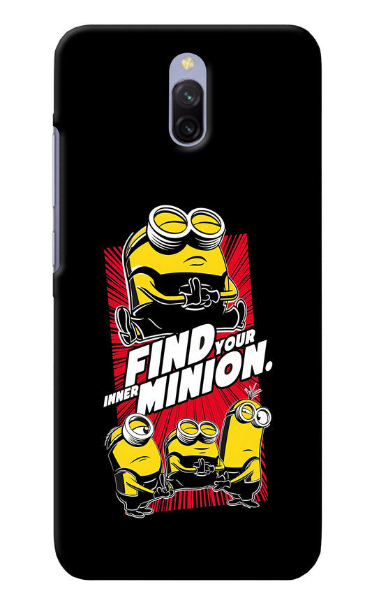 Find your inner Minion Redmi 8A Dual Back Cover