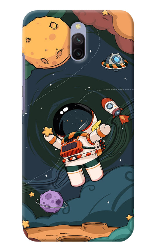 Cartoon Astronaut Redmi 8A Dual Back Cover