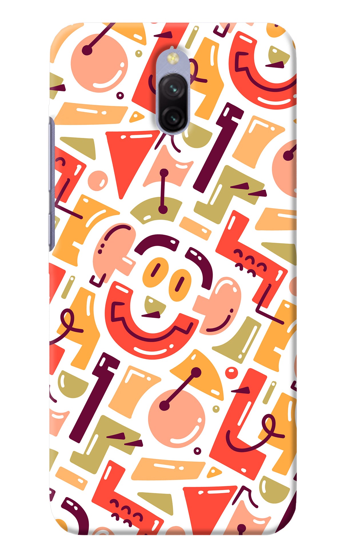 Doodle Pattern Redmi 8A Dual Back Cover