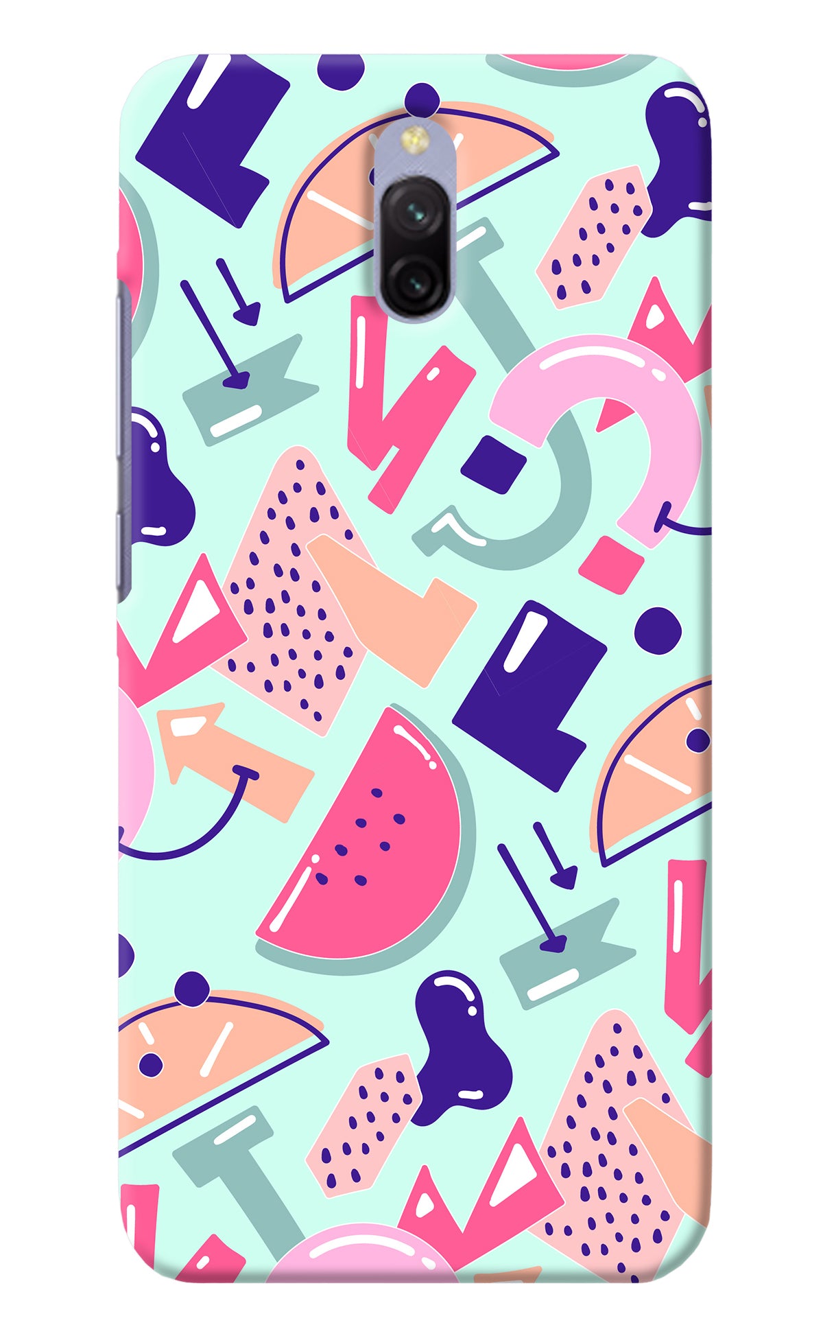 Doodle Pattern Redmi 8A Dual Back Cover