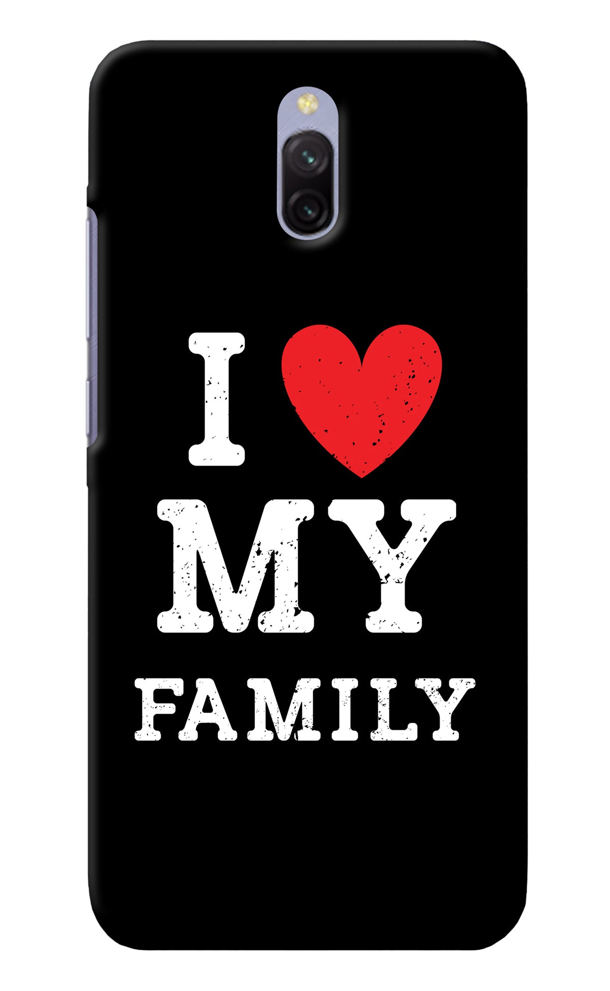 I Love My Family Redmi 8A Dual Back Cover