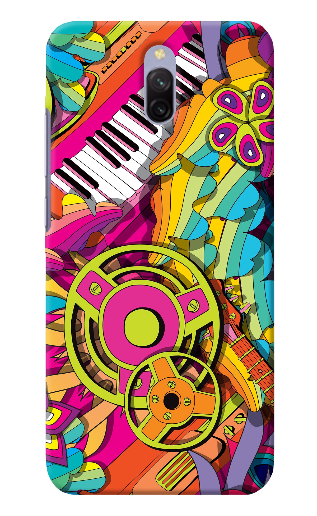 Music Doodle Redmi 8A Dual Back Cover