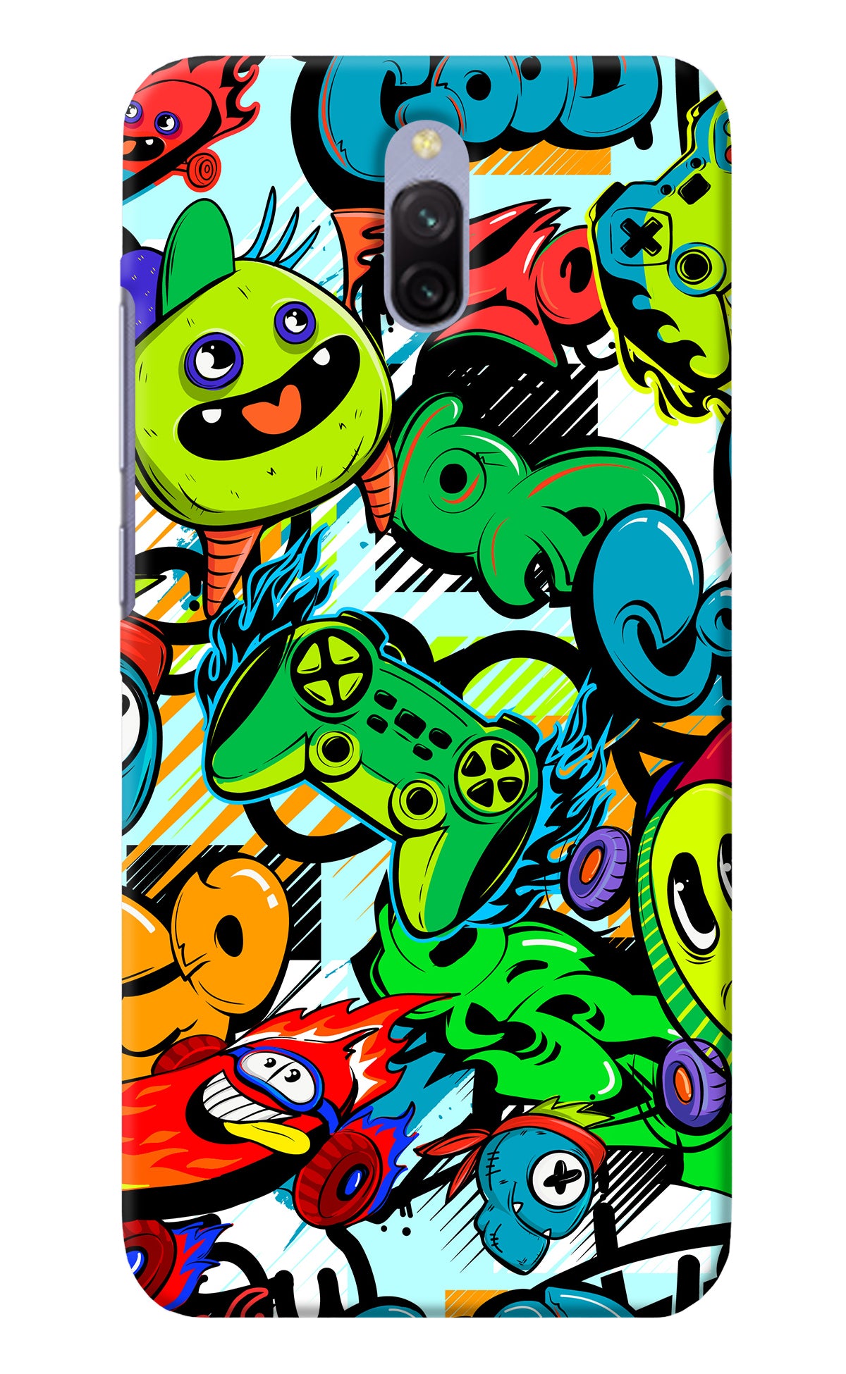 Game Doodle Redmi 8A Dual Back Cover
