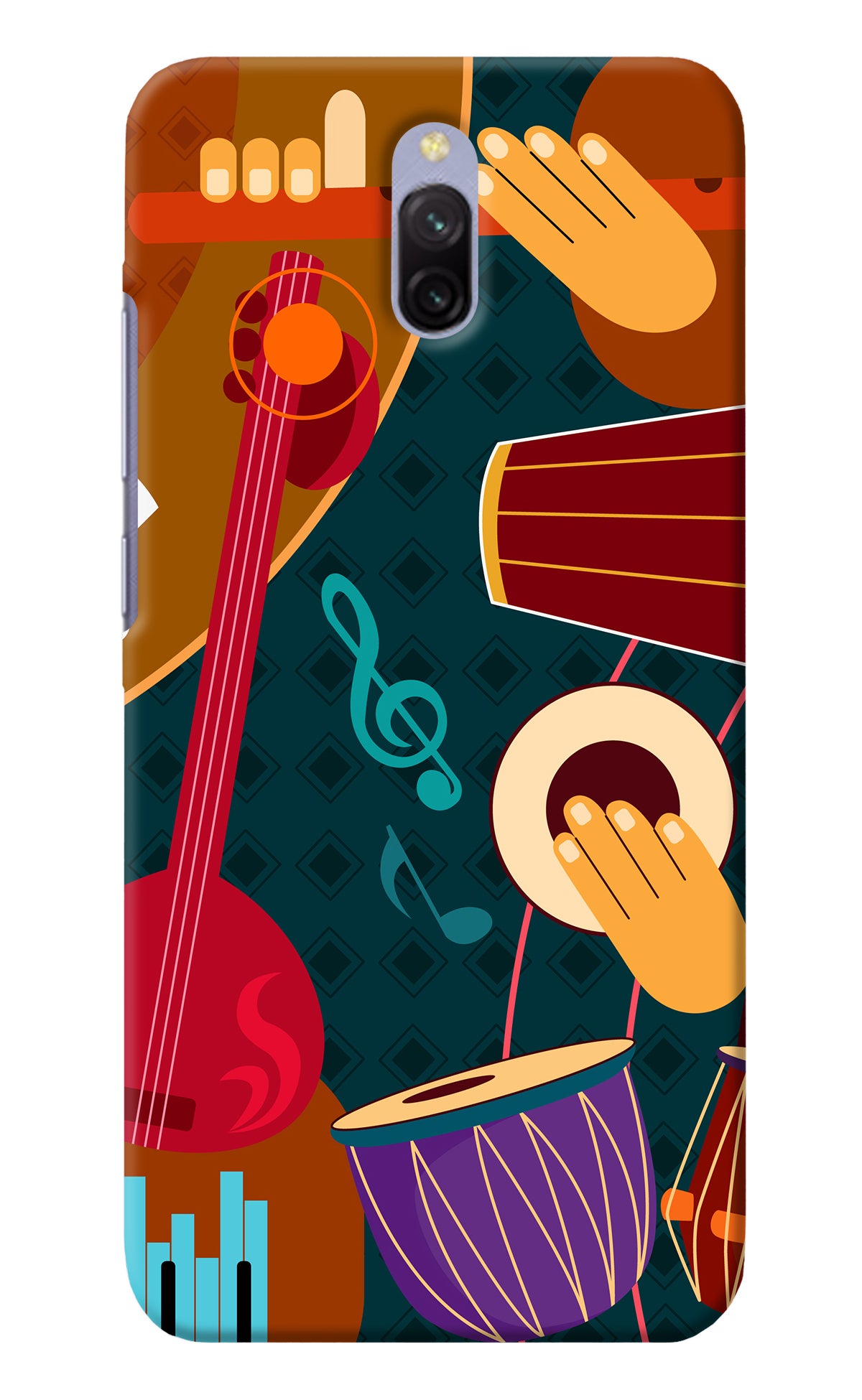Music Instrument Redmi 8A Dual Back Cover
