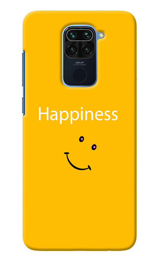 Happiness With Smiley Redmi Note 9 Back Cover