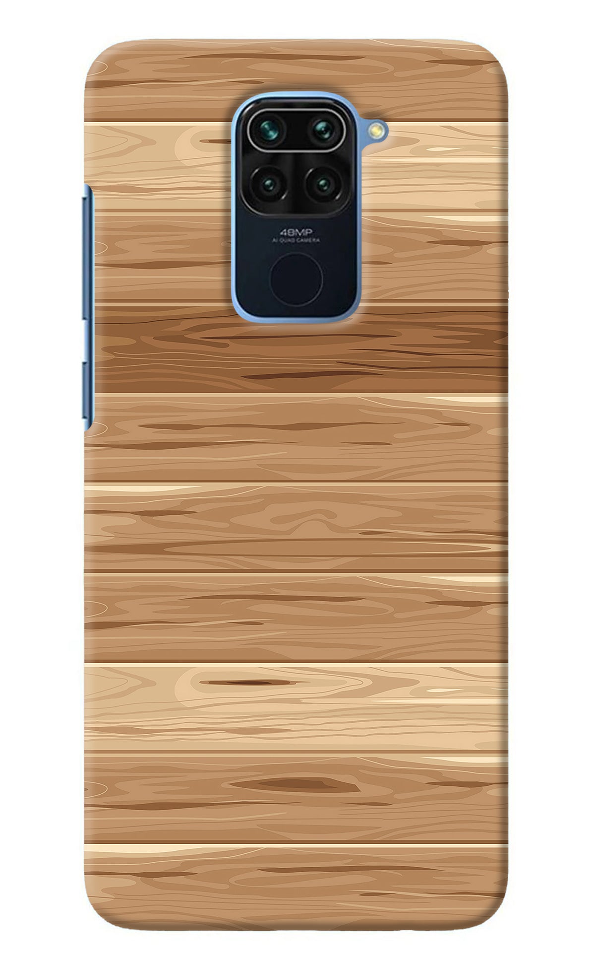 Wooden Vector Redmi Note 9 Back Cover