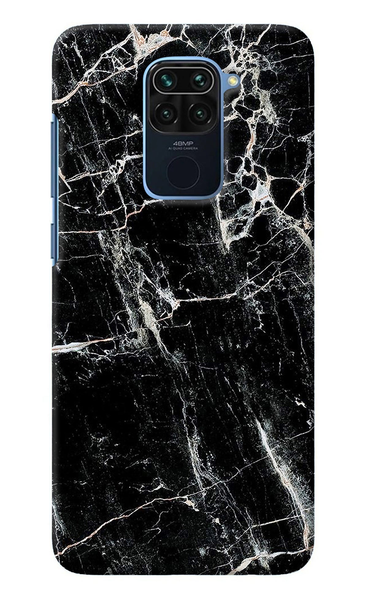 Black Marble Texture Redmi Note 9 Back Cover