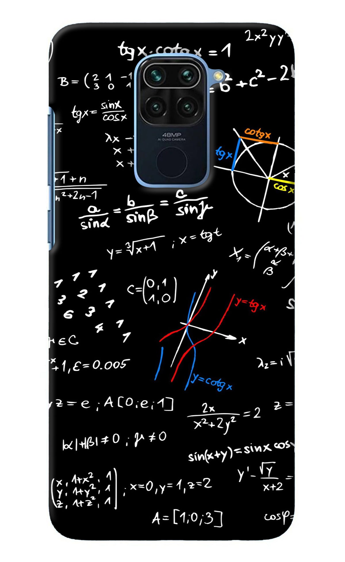 Mathematics Formula Redmi Note 9 Back Cover