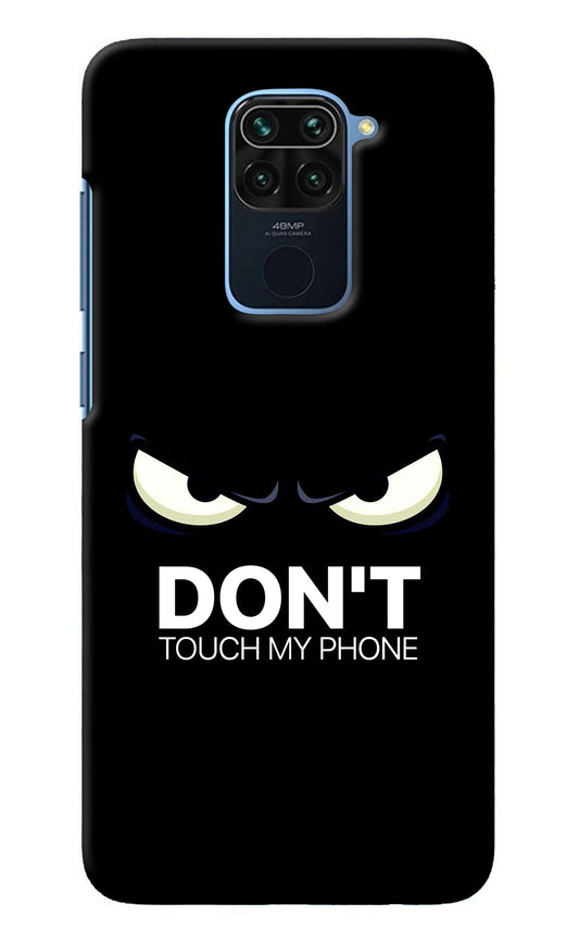 Don'T Touch My Phone Redmi Note 9 Back Cover