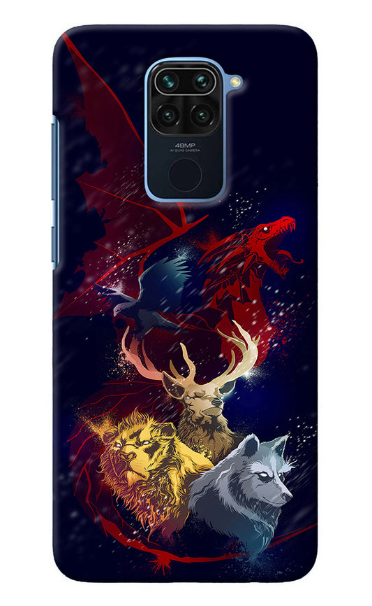 Game Of Thrones Redmi Note 9 Back Cover
