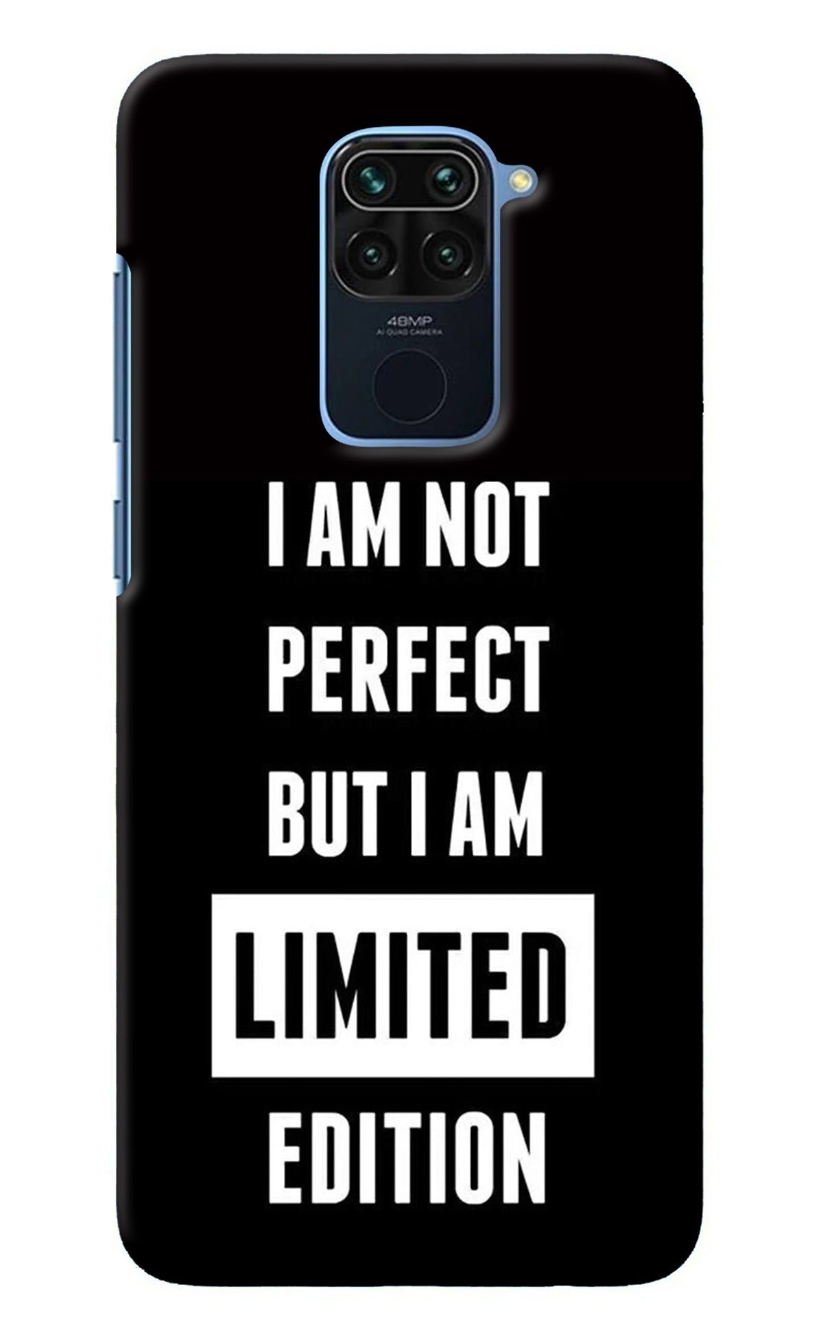 I Am Not Perfect But I Am Limited Edition Redmi Note 9 Back Cover