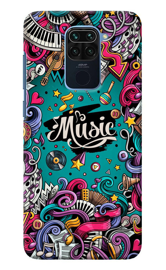 Music Graffiti Redmi Note 9 Back Cover