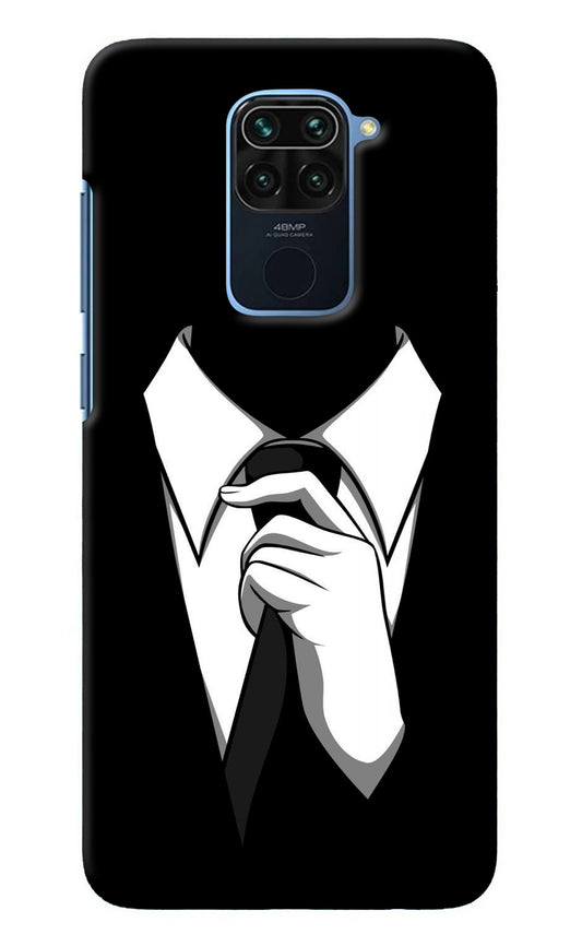 Black Tie Redmi Note 9 Back Cover