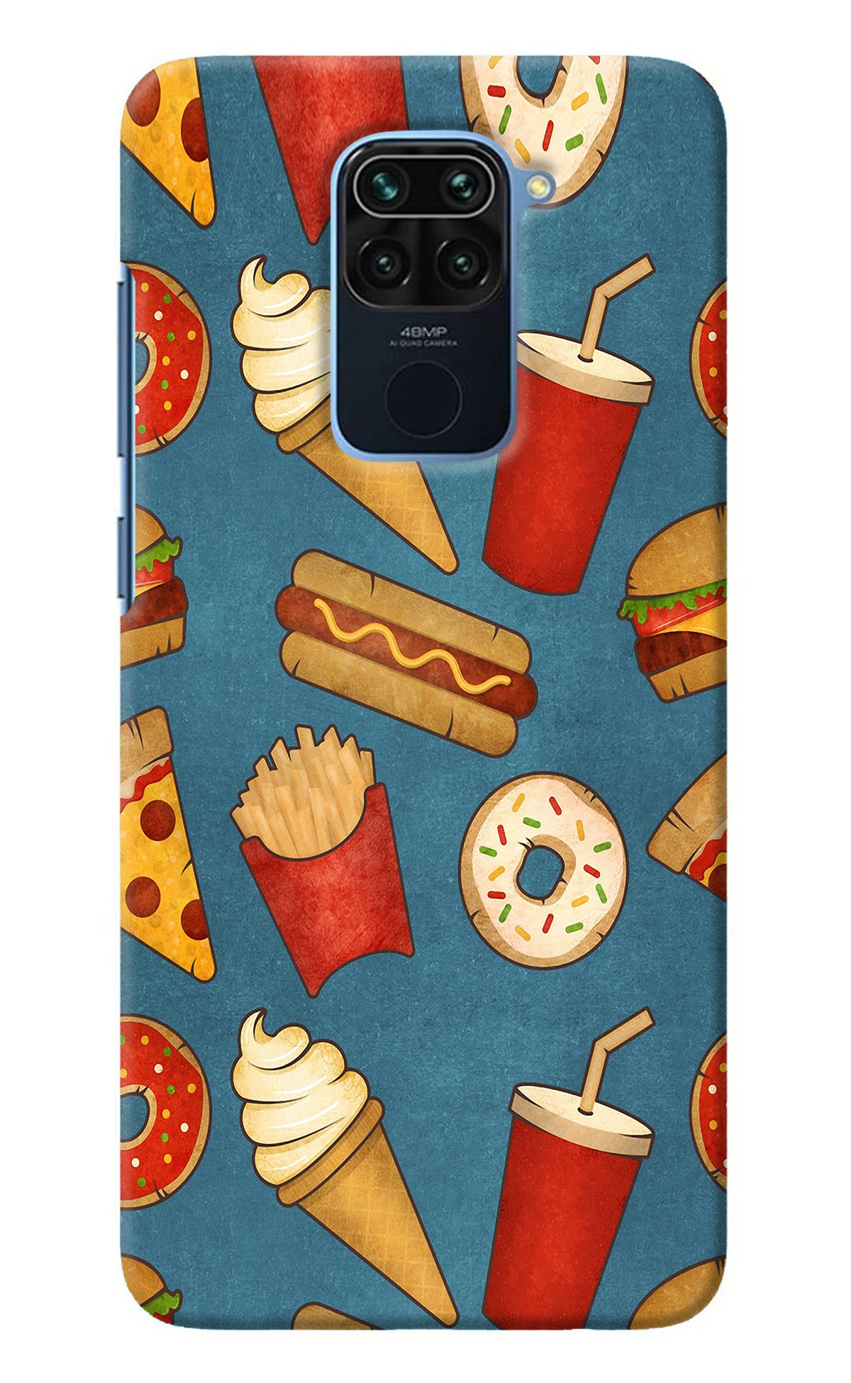 Foodie Redmi Note 9 Back Cover