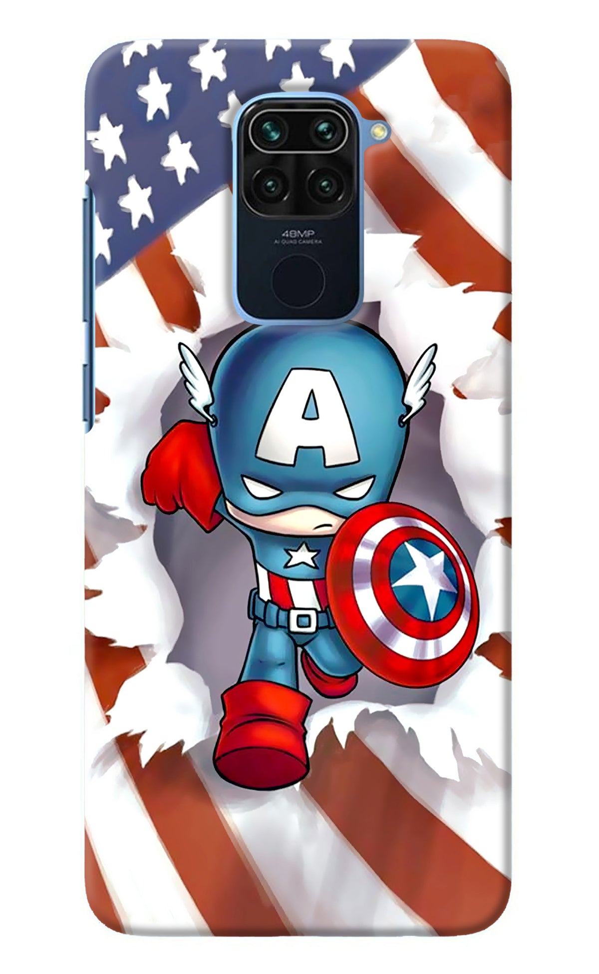 Captain America Redmi Note 9 Back Cover