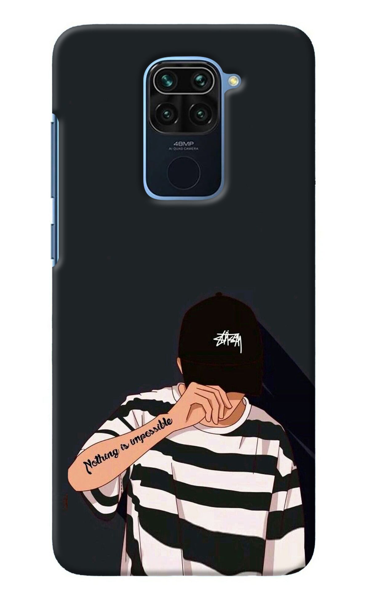 Aesthetic Boy Redmi Note 9 Back Cover